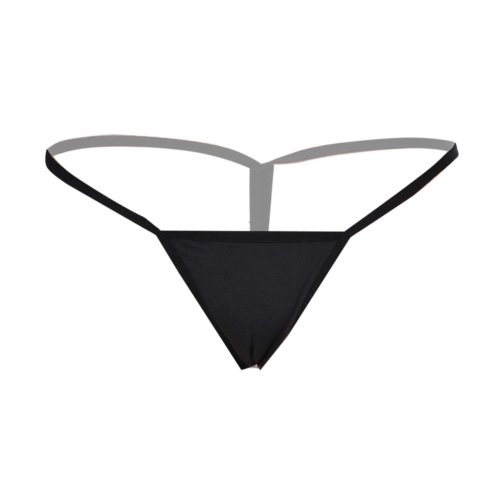 myza Women's Polyester Spandex Stylish Mini G String Thong Underwear for Ladies/Girls (RIOE-EPN-04194) (Free Size 28-36, Black)-picture-42