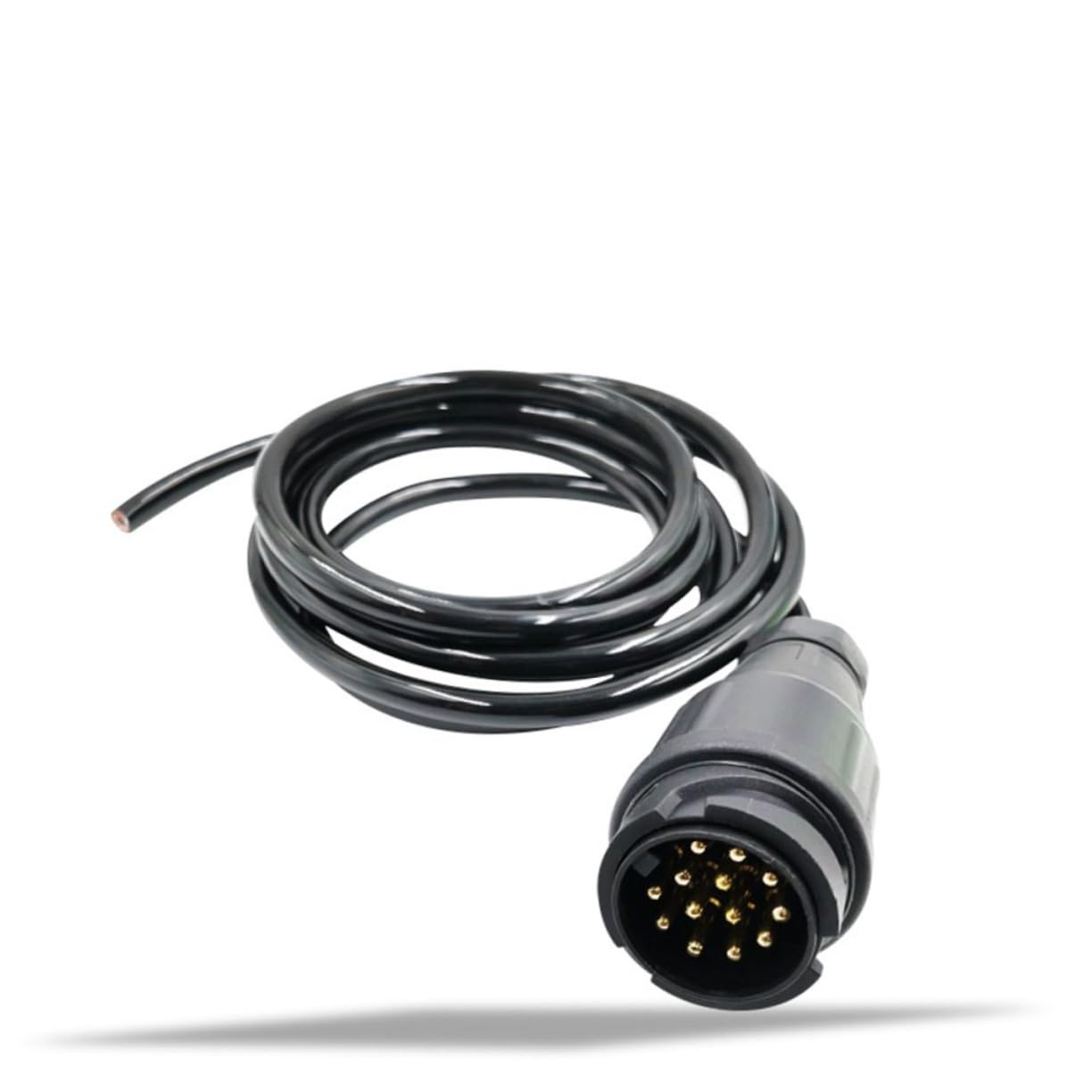 Conector de Enchufe para Coche de 13 Pines a 7 Pines Negro