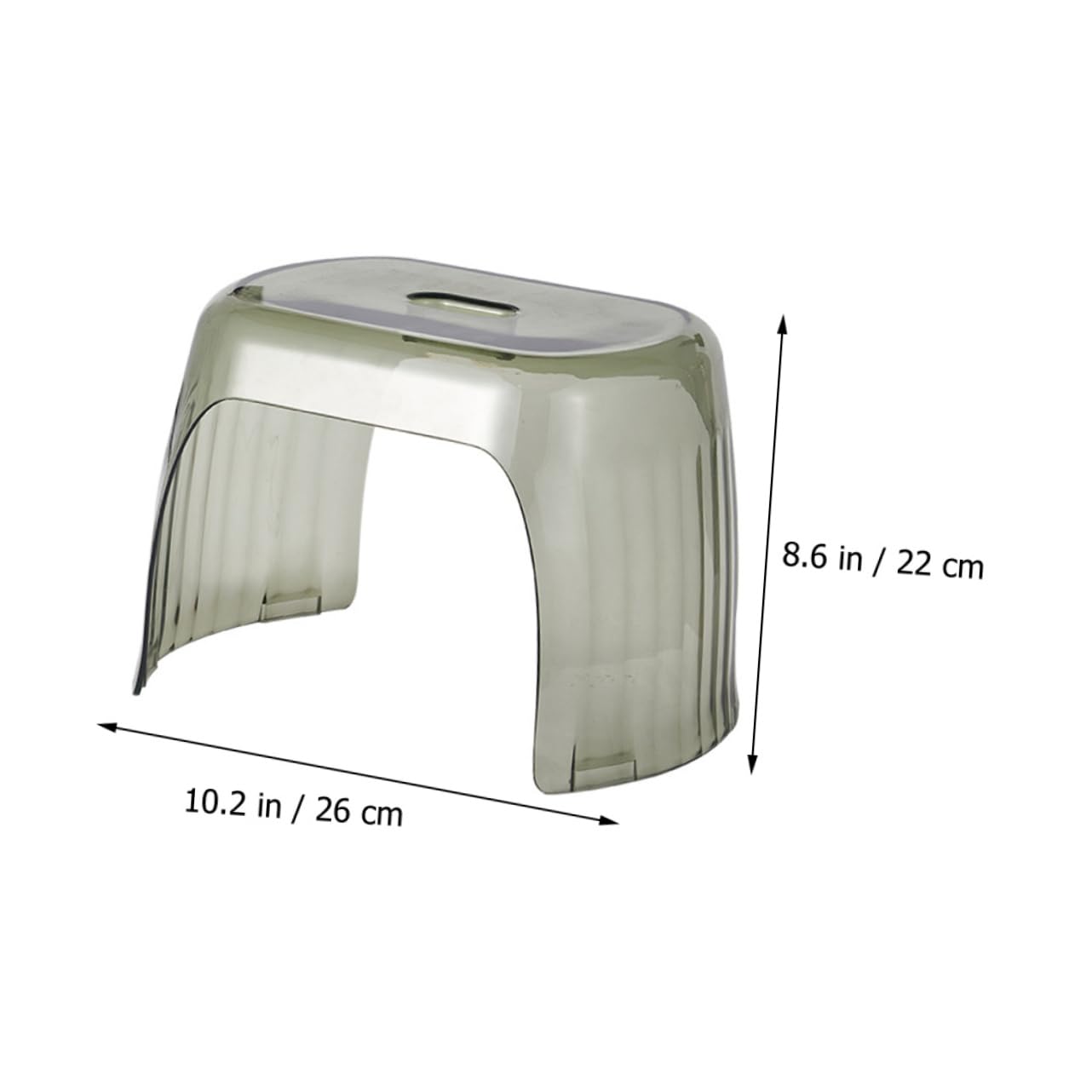 Garneck Firm Comfortable Boys and Girls' Stool Toilet Step for Adults Bathroom Squatting Footstool Anti-Slip Compact