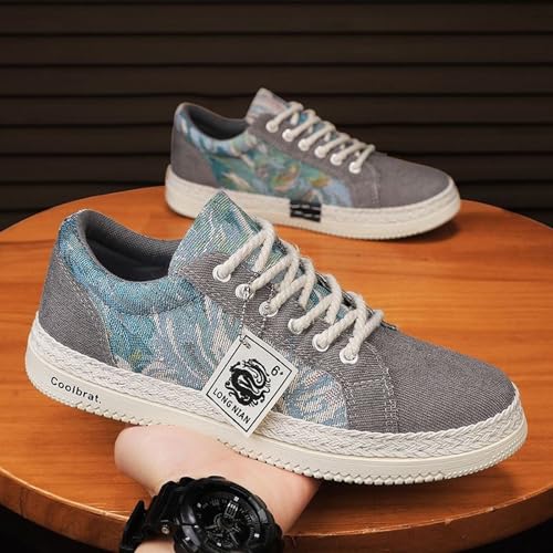 Men's Casual Shoes Lace-Up Lightweight Walking Shoes Fashion Sneakers4