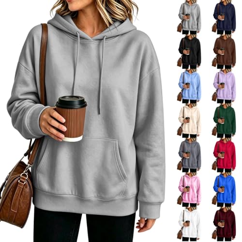 Men's Sweatshirts and Hoodies Hooded Basic Cute Solid Fleece Hoodie - image 7