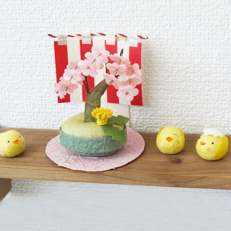 Amazon.co.jp: めでたや ひよこ 飾り 3個 セット さんわのひよこ 和紙