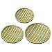 Cabilock 3Pcs Cesti Setaccio Rotonda Tessitura Frutta Verdure di Lavaggio Strainer Ciotola Aperto Asciugatura Colino Paletta Cinese Vassoio Piastra di Supporto Colore Casuale