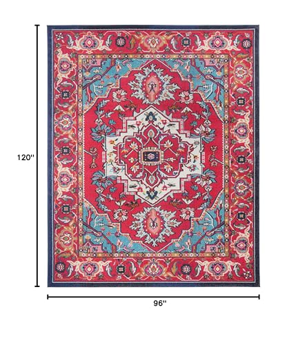 Tapete Decorativo Safavieh 8x10 Pies Boho Oriental miniatura 2