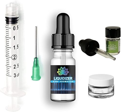 Kind Aromatics - OGK - Kit liquidizador (0.3 fl oz sin sabor y 0.3 fl oz) Solución liquidante 100% natural para extractos