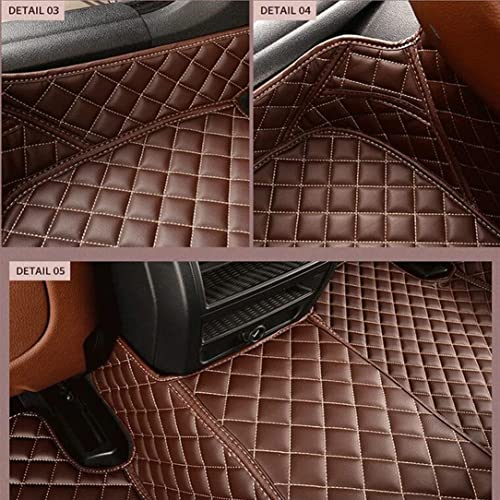 Ajdgl Customize All-Weather Protection Luxury Leather Floor Mats For Cars, Suvs, And Trucks According To Automotive Model (3D Beige Floor Mats For Cars) #TOP2