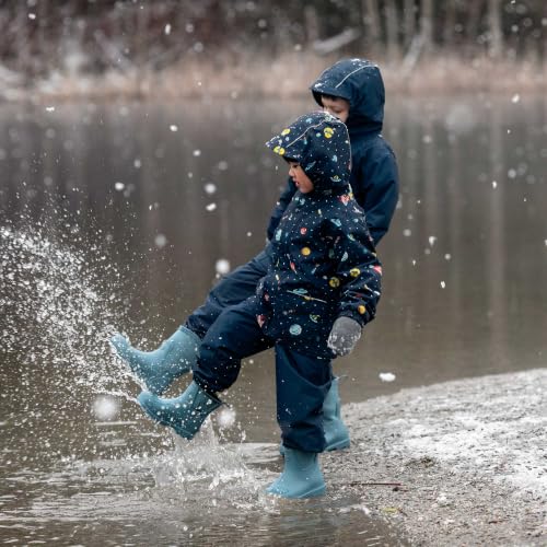 Image of JAN & JUL Waterproof Fleece Lined Rain Jacket, Raincoat for Toddlers and Kids
