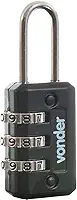 Cadeado Com Segredo, Preto, 20,0 Mm, Vonder.
