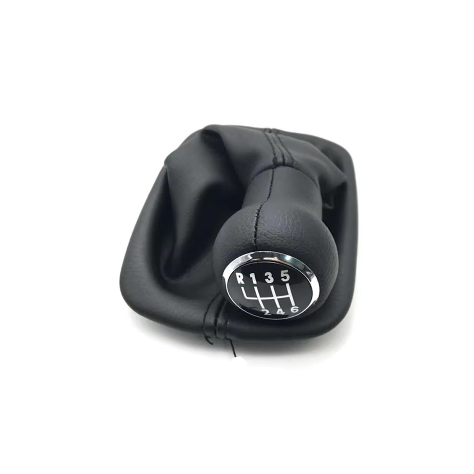 GHQFROP Transmission Gear Shift Knob for A6 C5 1997 1998 1999 2000 2001 2002 2003 2004 Car Gear Shift Knob 5 6 Speed with Gaitor Car Gear Stick Knob(6speed)