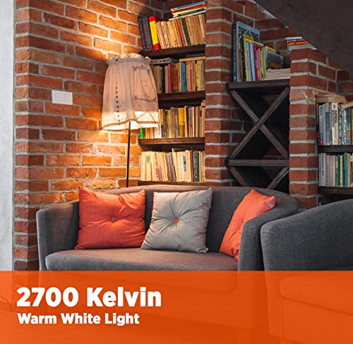 GoodBulb 23 Watt CFL Light Bulbs - T2 Spiral Compact Fluorescent - GU24 Light Bulb Base - 2700K 1600 Lumens - 4 Pack - Thumbnail 3