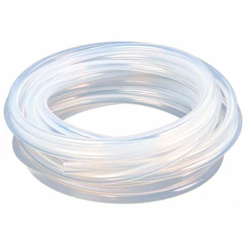 Kwweeoo klarer Silikonschlauch OD 0.8 mm 0.3 mm, Gesamtlänge 100 m | 0.25 mm Wandstärke, horizontaler flexibler Wasserschlauch, transparent für Wasser-, Luft- und Laborleitungen Kwweeoo klarer Silikonschlauch OD 0.8 mm 0.3 mm, Gesamtlänge 100 m | 0.25 mm Wandstärke, horizontaler flexibler Wasserschlauch, transparent für Wasser-, Luft- und Laborleitungen