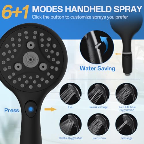 Cabezal de Ducha Dual con Regadera Fija de 10 Pulg y Ducha Manual miniatura 3