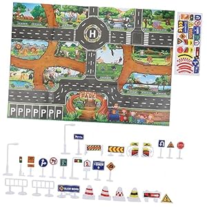 JUMPLAWN Verkehrs Parkspielmatte 1 Satz