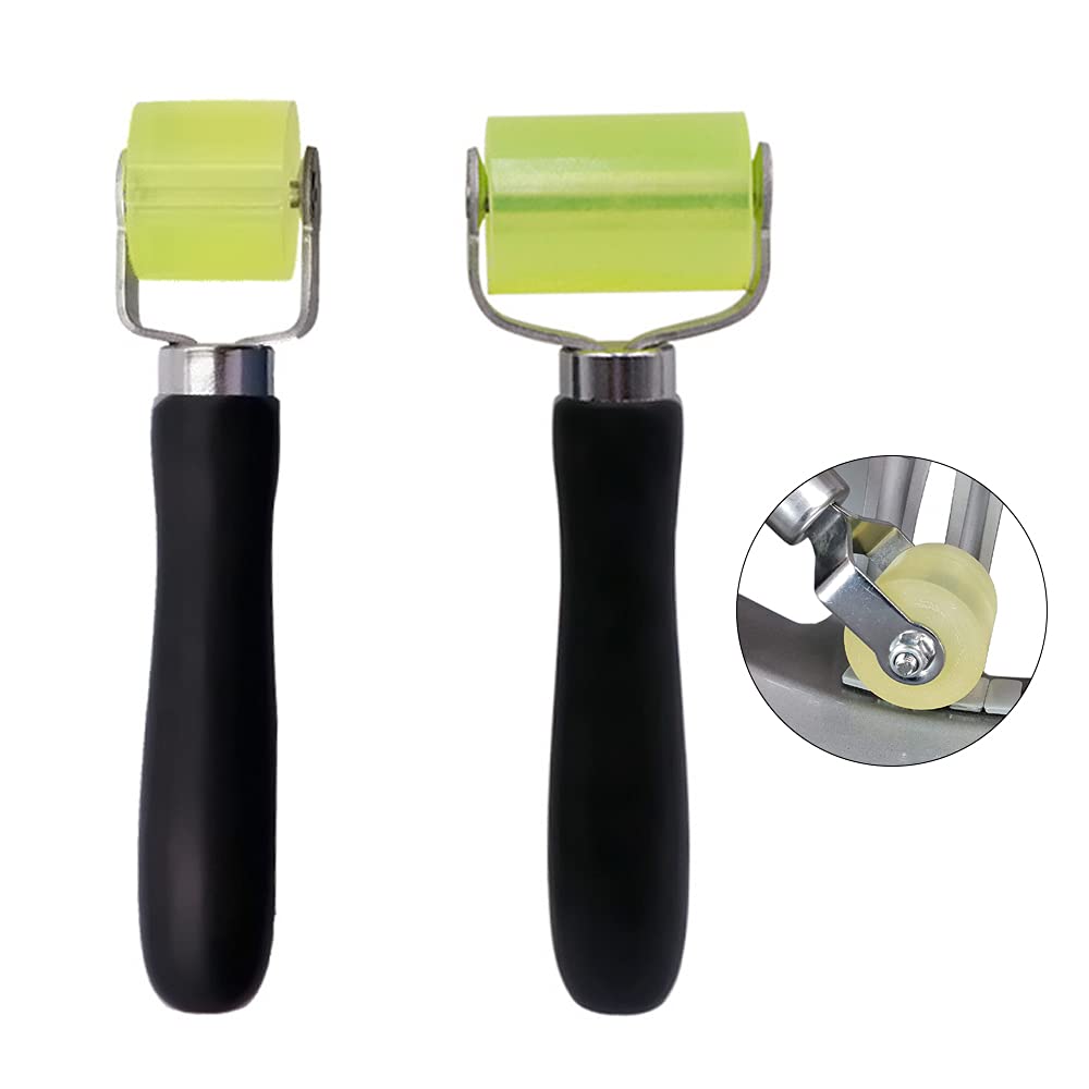 2pcs Rouleau de Réparation de Pneus, Rouleau de Pression à Main, pour le Soudage de Bâches en PVC, Outil de Soudage