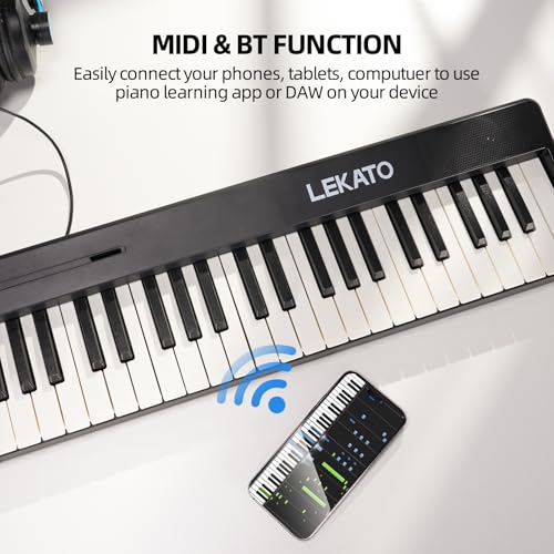 LEKATO Piano à clavier 88 touches - Les Beatles, Paul McCartney, John Lennon, RIngo Starr, George Harrison LEKATO Piano à clavier 88 touches – Image 5