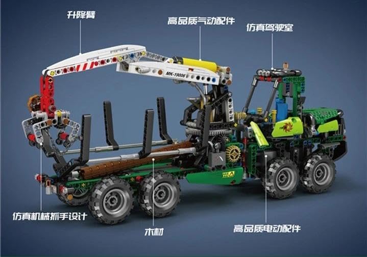 Mould King Holztransporter, 938 Teile