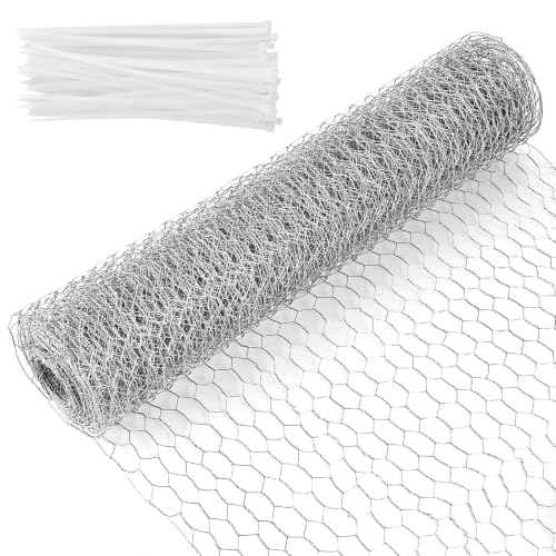 Cieex Kaninchendraht, 0.4 x7 m Hasendraht Drahtzaun 0,55 mm Draht...