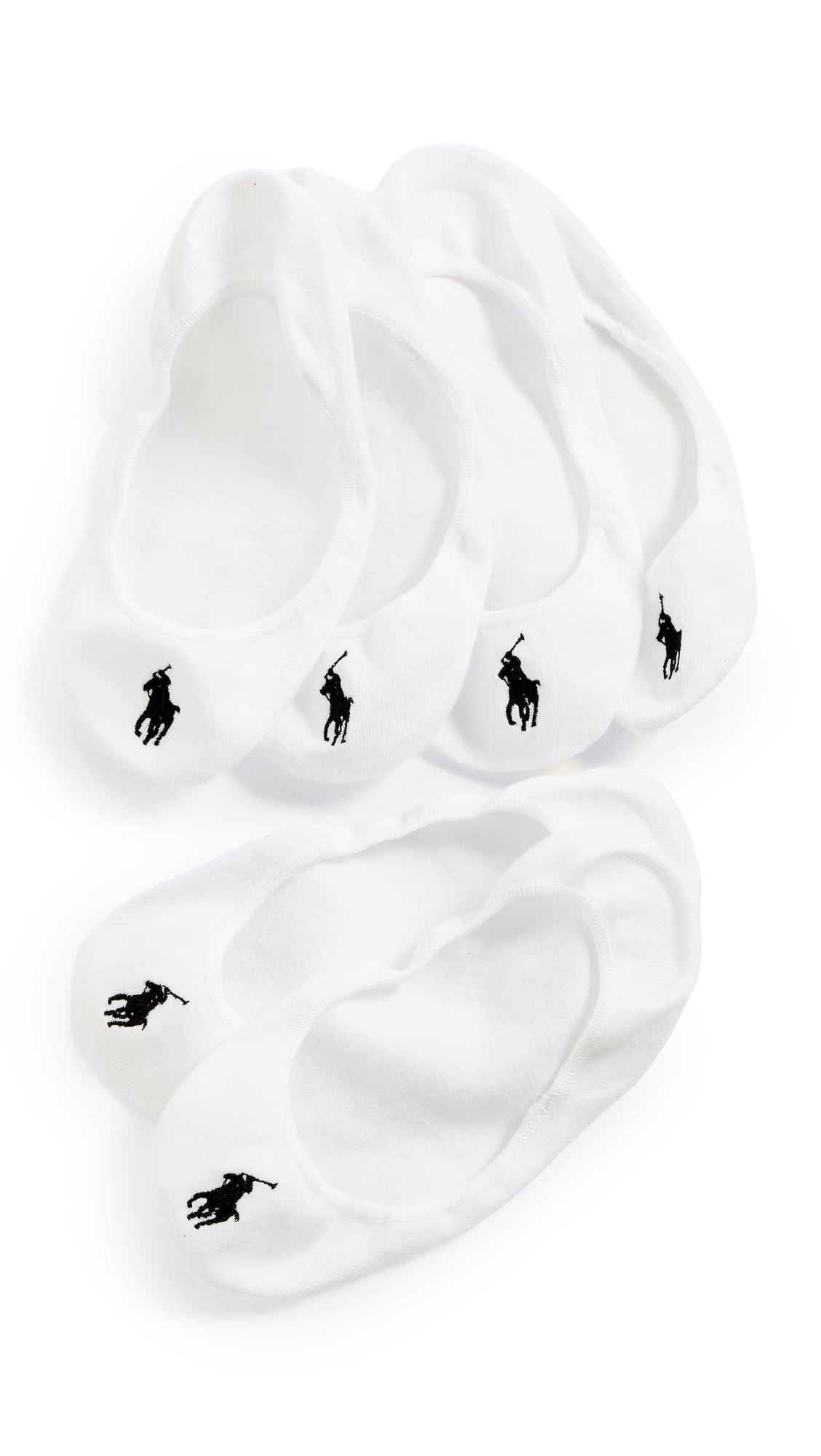 polo ralph lauren LAUREN Ralph Lauren Ultra Low Cotton Liner 3 Pack White 9-11 (US Women's size 4-10.5)-picture-49