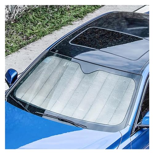 Pare-soleil pour pare-brise avant pliable contre la chaleur en voiture