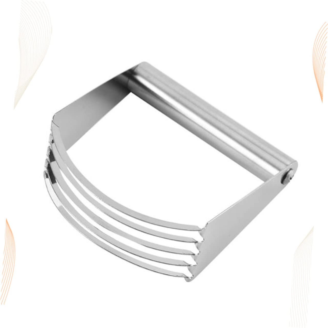 SOLUSTRE Stainless Steel Cream Mixer Pastry Cutter Dough Blender for Cookie Cake Muffin Baking Comfortable Grip for Easy Mixing Kitchen Gadget