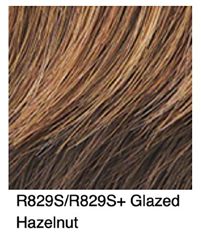 Miniatura 2 de Raquel Welch Sonata Peluca de pelo corto de calidad superior de la cabeza de Hairuwear, gorra media, R829s, avellana esmaltada