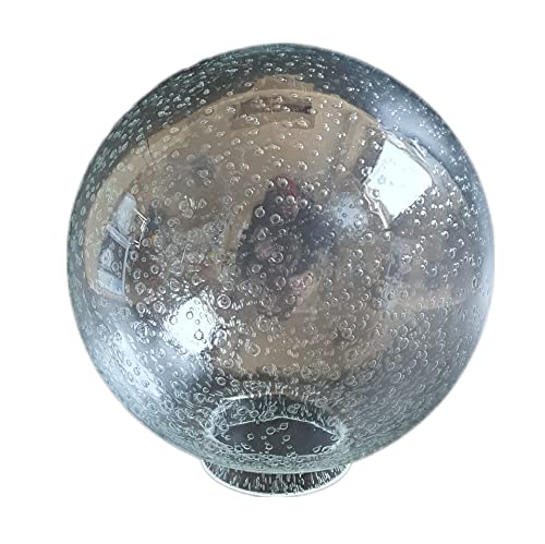 Preisvergleich Produktbild Lampenschirm, Glas, Kugelglas für eine Aussenleuchte,Ersatzschirm, Lampenglas, Ersatzglas Gartenlampe Ø 20 cm (Glas: blasen)