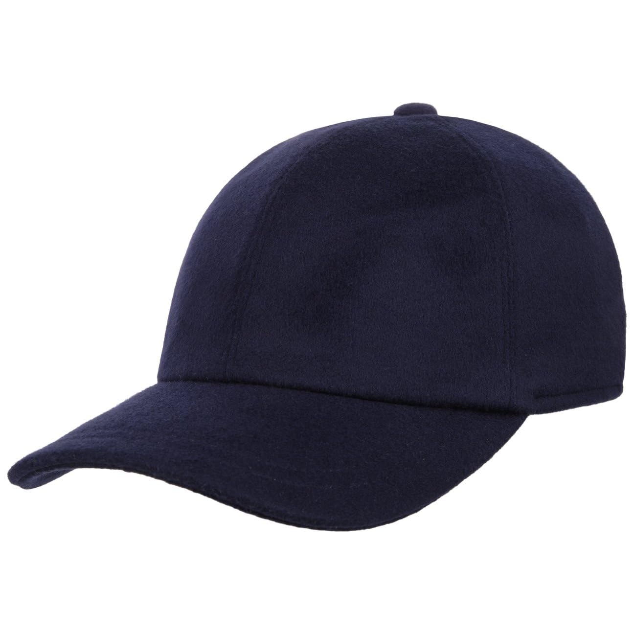 Borsalino Hiker czapka z merynosów dla kobiet/mężczyzn - Made in Italy wełniana czapka baseballowa z podszewką, daszek, zapięcie na rzep jesień-zima jesień zima