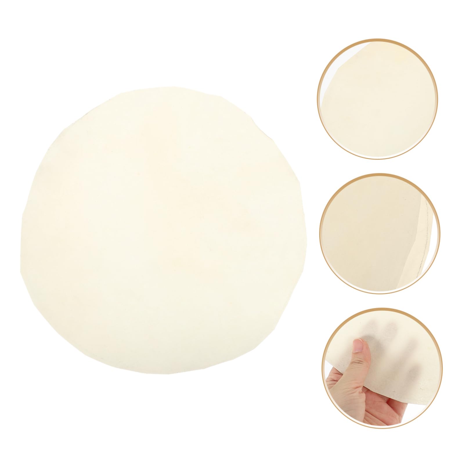 COSMEVIVI Replacement Drum Skin Leather African Drum Cover Easy to for Practice and Performance Random Style