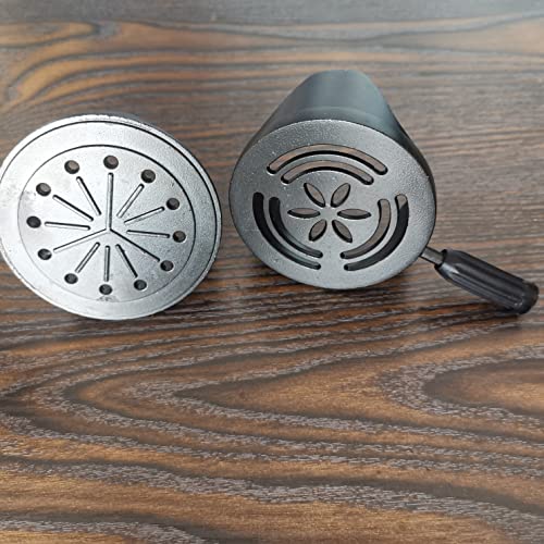 NOBLE HOOKAH Shisha Kopf Set Eloxiertes Aluminium Smokebox Shisha Zubehör mit 7-Loch-Silikon Shisha Kopf Phunnel – Bild 5