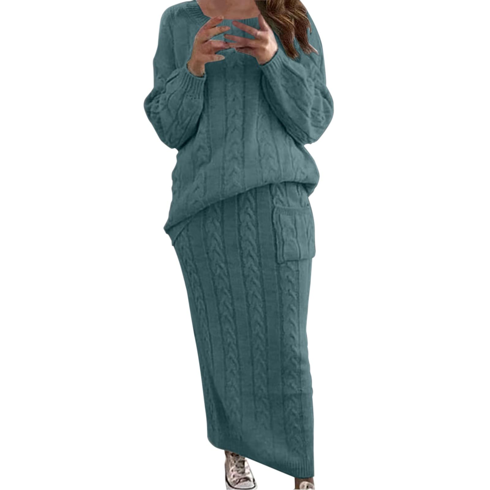 Sawmew 2-delig gebreid pak dames tops met lange mouwen trui gebreide trui en broek tweedelig pak sportpak vrijetijdspak straatpak loungewear set (Color : Apricot A, Size : S Sawmew 2-delig gebreid pak dames tops met lange mouwen trui gebreide trui en broek tweedelig pak sportpak vrijetijdspak straatpak loungewear set (Color : Apricot A, Size : S