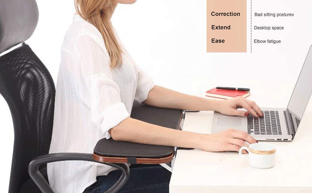 SK Studio Ergonomics Desk Extender Under Desk Keyboard Tray Clamp On