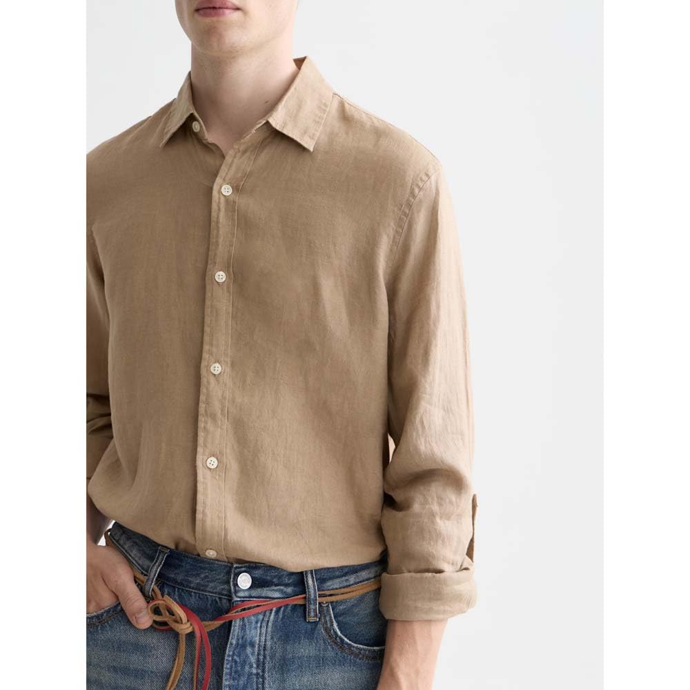 Scotch & Soda Linen LS Shirt Camisa Hombre