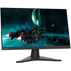 Lenovo G24e-20 - Monitor Gaming 23.8" FullHD (VA, 120Hz, 1ms, HDMI + DP, Cable HDMI, FreeSync Premium, Base Metálica) Ajuste de inclinación - Negro