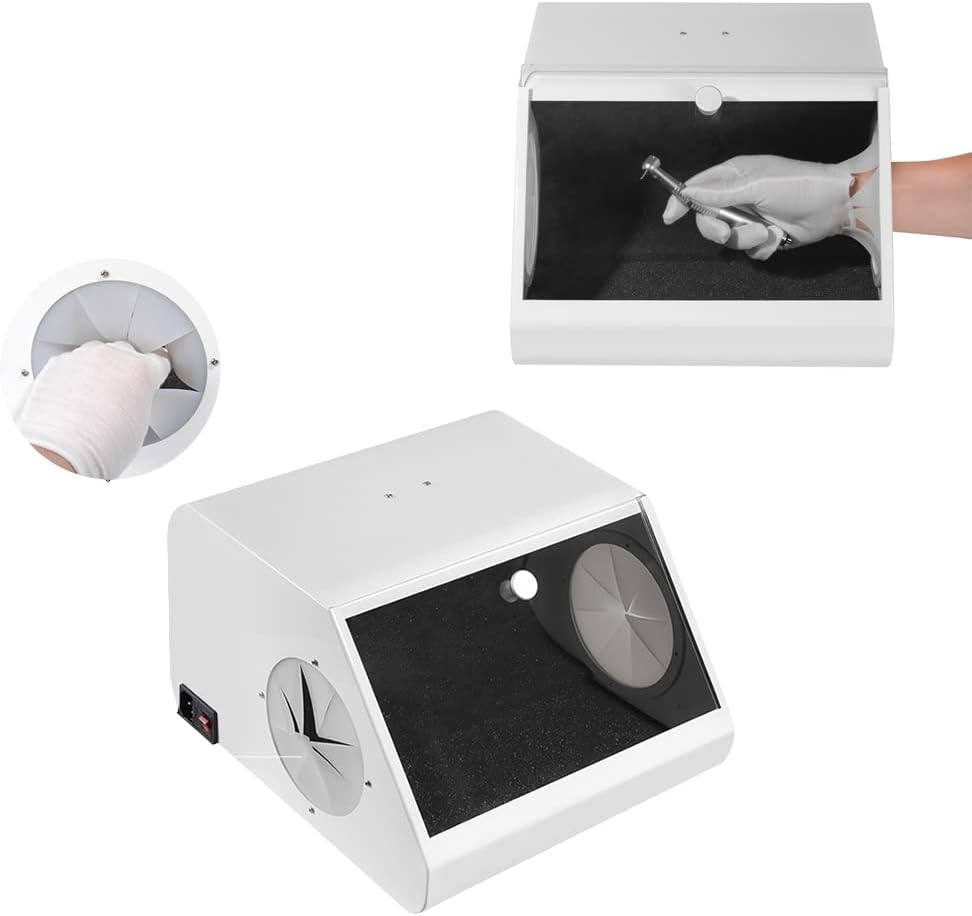 Laboratory Sandblaster Dust Collector with LED Vacuum Extractor Box Dust Proof Box