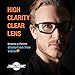 ToolFreak Spoggles - Clear Lens With Hard Case - Safety Glasses & Protective Goggles - Polycarbonate Lens, ANSI Z87 Rated - Foam Padded, Removable Legs, Headstrap, Hard Case & Cloth