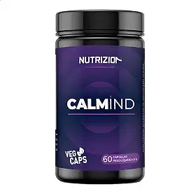 Calmind Suplemento L-triptofano Glicina Magnésio Vitaminas do Complexo B 60 cápsulas