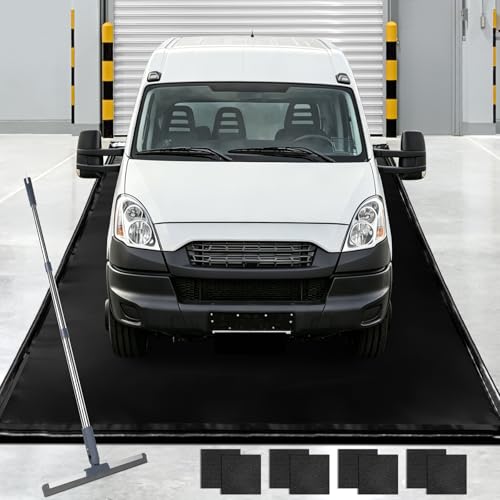 Tapis de sol de garage ToLanbbt contre les fuites huile et neige
