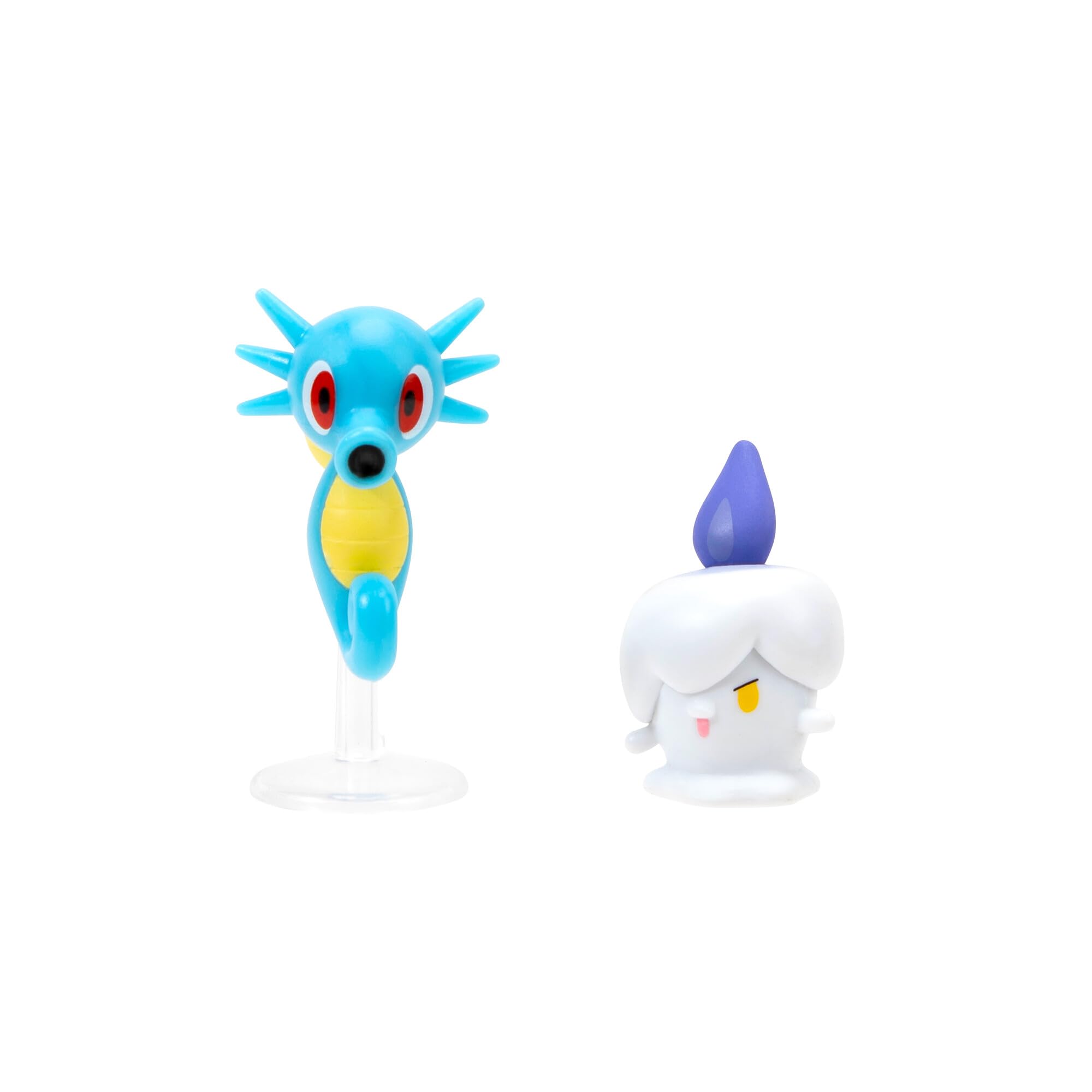 Pokemon Battle Figure 2 Pack (Litwick & Horsea) W15, Multicoloured, 2 inches, 3 inches - Image 2