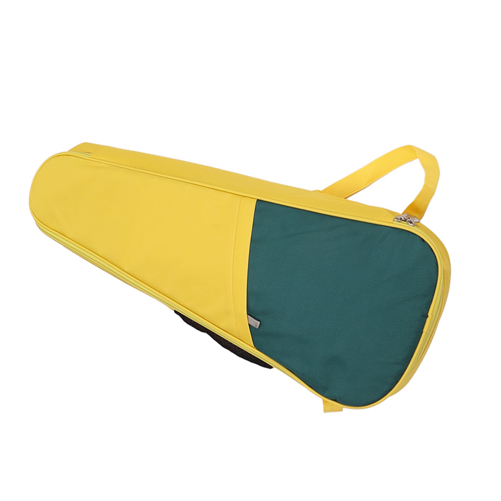 Keenso Zaino Imbottito per Ukulele con Spallacci Regolabili per Ukulele da 23 Pollici e 24 Pollici, Tessuto Oxford Impermeabile, Resistente e Protettivo (Giallo verde scuro)
