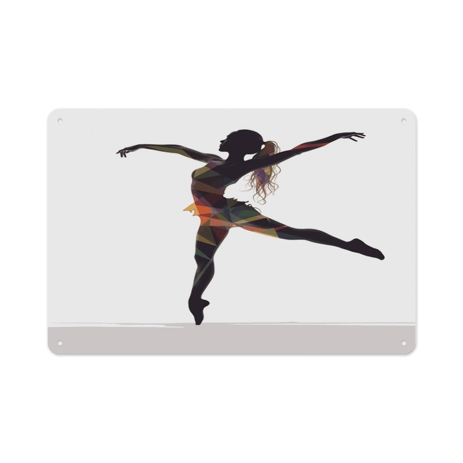 Btcowzrv Style A Dancer Metal Sign 7.9 X 11.8 Inch, Aluminum Sign Wall Art Decor Easy To Install, Decorative Plaque For Home Bar Kitchen Pub Shop Garage