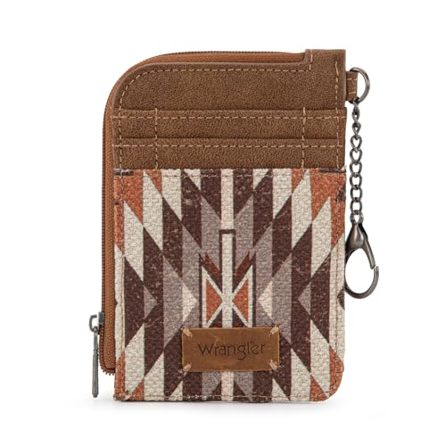 Image of Wrangler Western Card Wallet for Women Aztec Credit Card Holder for Women