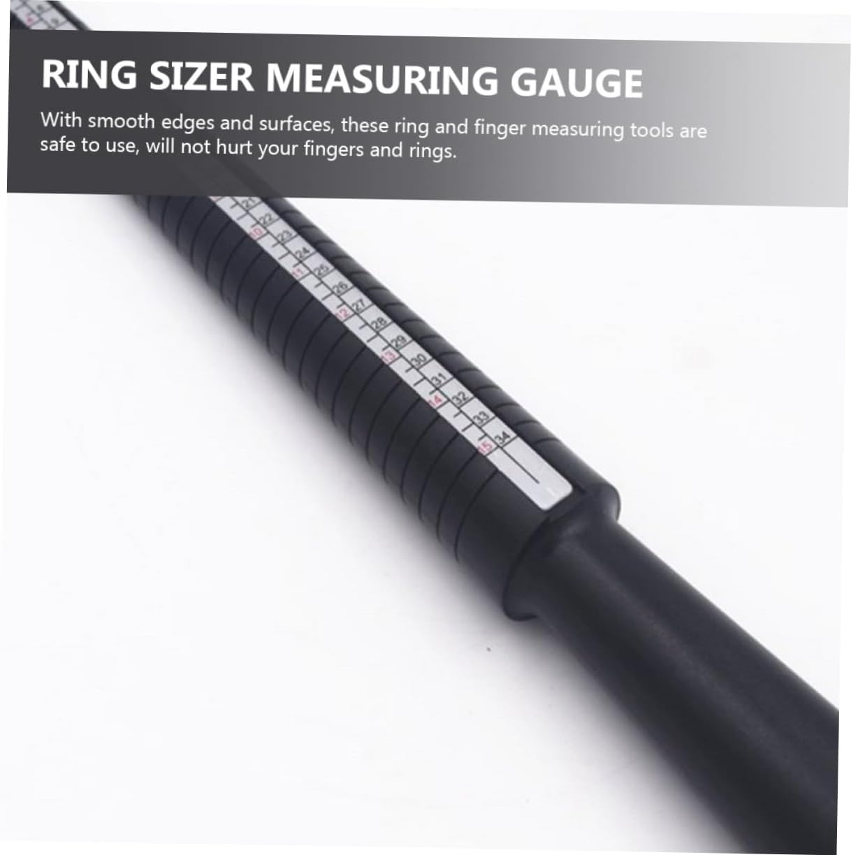 VILLFUL 1set Sizer Tool Set Accurate Finger Measurement for Jewelry Making Includes Measuring Stick and Gauge for Wedding and Party Jewelry Sizing