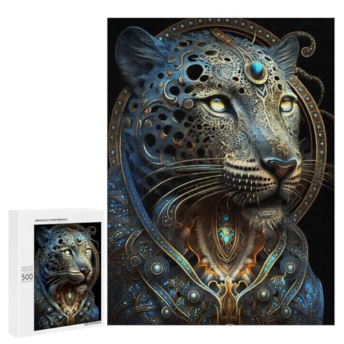 Rompecabezas Mystical Astrology Leopard de 500 PCS: el regalo ideal de cumpleaños