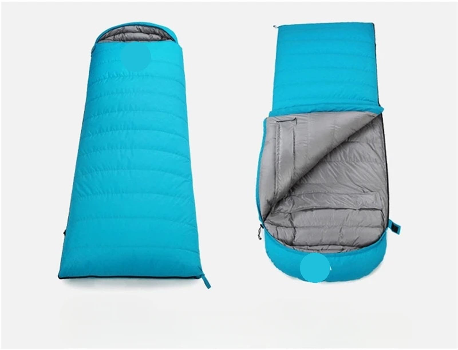 Sacco A Pelo da Campeggio White Goose Down Adult Envelope Sleeping Bag Single Person Outdoor Camping Portable per Campeggio, Viaggi