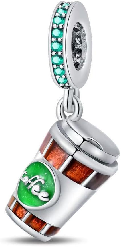CIlight Glow-in-the-Dark Firefly Pendant Dangle 925 Sterling Silver Charms Fit for Bracelet Jewelry Gifts for Women