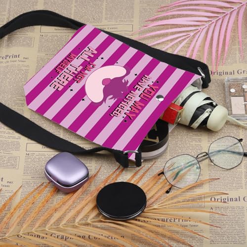 Cheshie Cat Crossbody Bag Cartoon Movie Fan Gift Cat Lover Gift Alicee Travel Vacation Backpack Purse Wallet Bag4