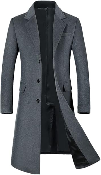 Amazon Co Jp 膝下ロングジャケット メンズオーバーコート ウール含有量51 メンズウールコート メンズロングコート 服 ファッション小物 Amazon Co Jp 膝下ロングジャケット メンズオーバーコート ウール含有量51 メンズウールコート メンズロングコート 服 ファッション小物