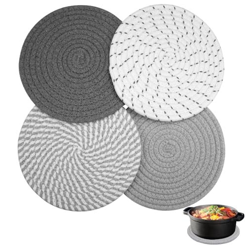 Materiali di alta qualità: il cuscino del pasto isolante è realizzato in filo di cotone tessuto da linee di cotone. È realizzato in corda non tossica e non cotone per garantire sicurezza e comfort.