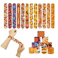 POPOYU 24Pcs Kids Slap Bracelets, Cute Kitten Wristbands for Kids and Adults, Party Favors, Classroom Prizes