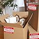 Hylabelest Handle with Care This Side Up Fragile Aufkleber 76 * 127mm Mädchen Typ